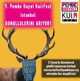 Pembe Hayat KuirFest İstanbul gönüllülerini arıyor!